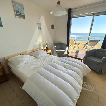 40 M², 1ere Ligne Mer, Dernier Etage Avec Ascenseur Sète